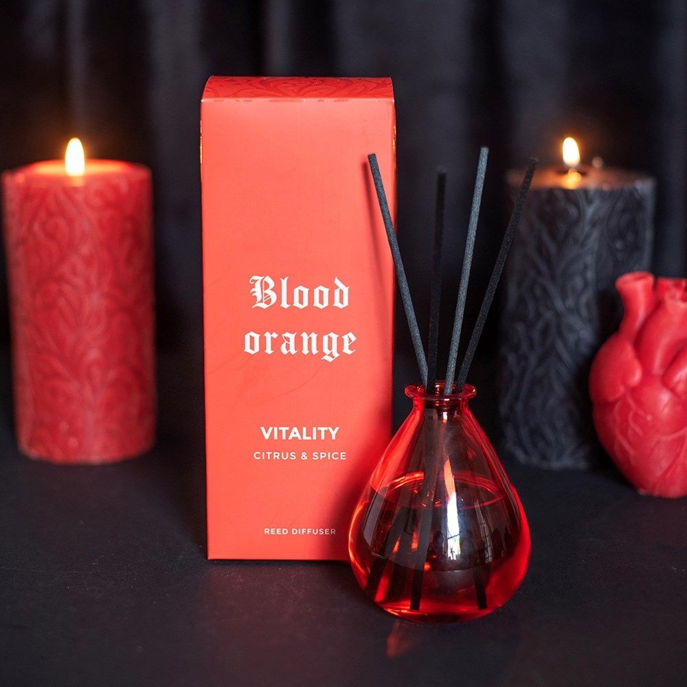 Something Different - Blood Orange Citrus & Spice Reed Diffuser Oil diffuser/Aroma diffuser - Red
